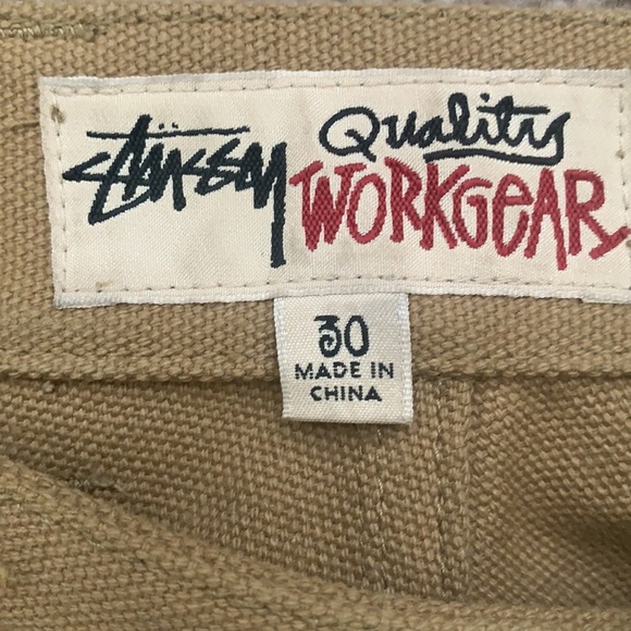 Stussy Work Pant, Suede Kee Patch - Picture 4 of 4